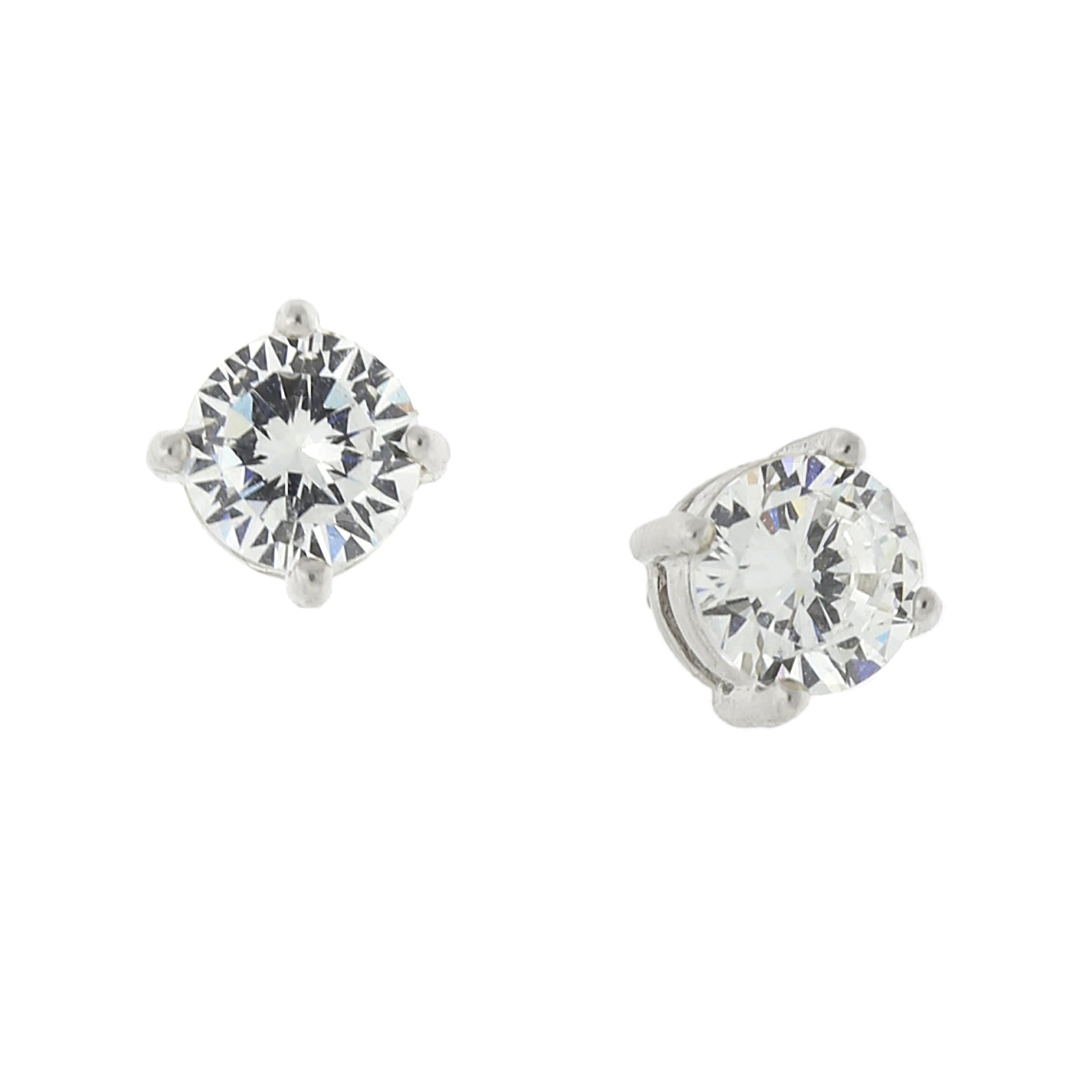 1928 Jewelry Round Cubic Zirconia Stud Earrings