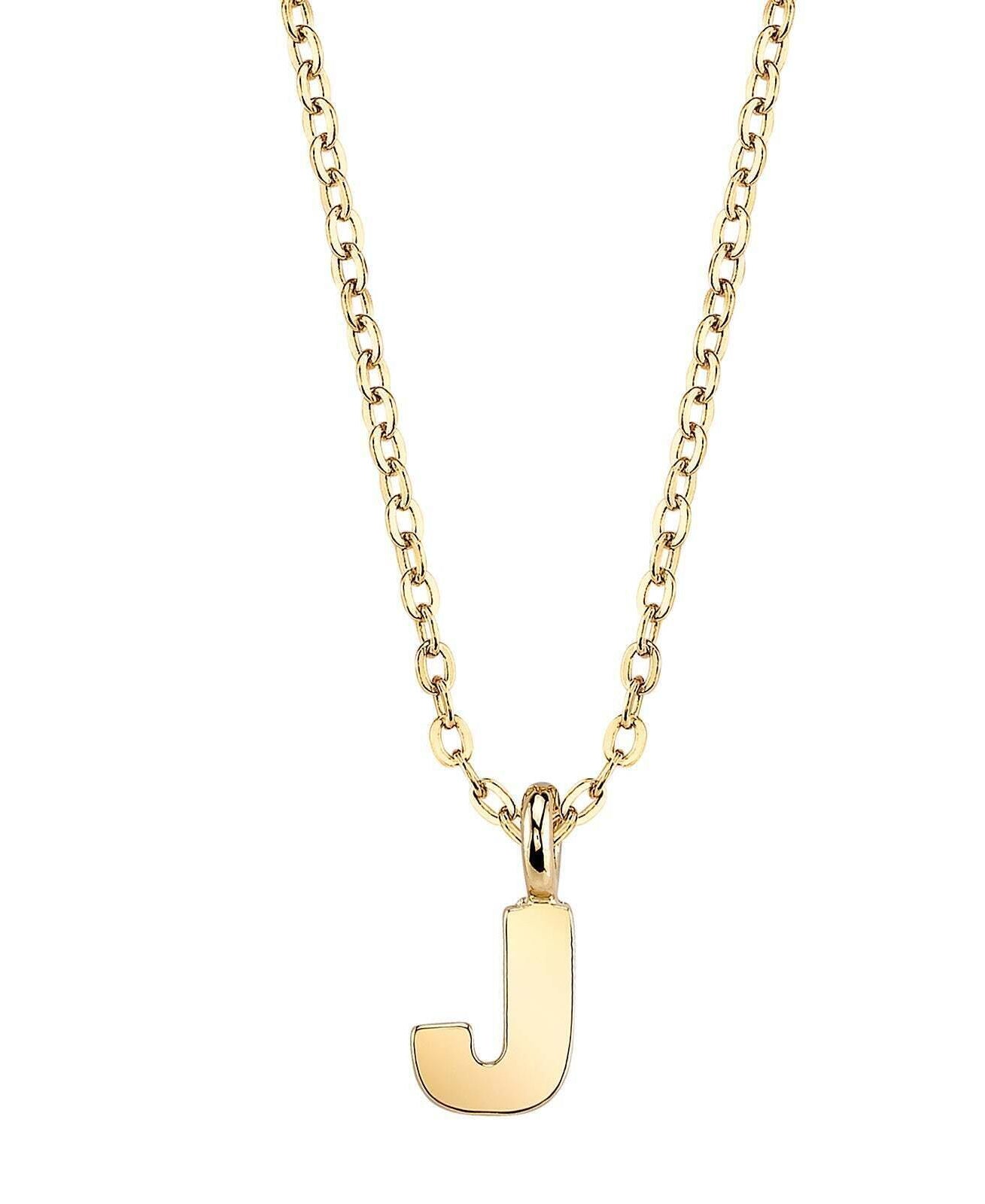 1928 Jewelry Initial Letter Pendant Necklace 20"