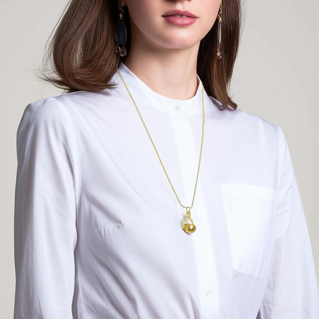 1928 Jewelry 3 Sided Spinner Locket Necklace 30"