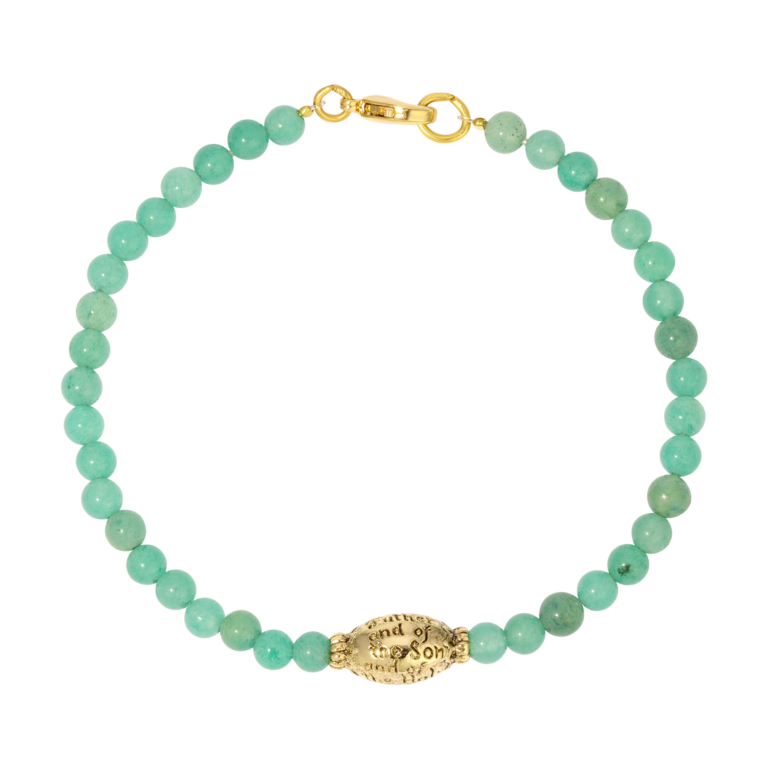 Symbols Of Faith Sign of the Cross Beaded Bracelet