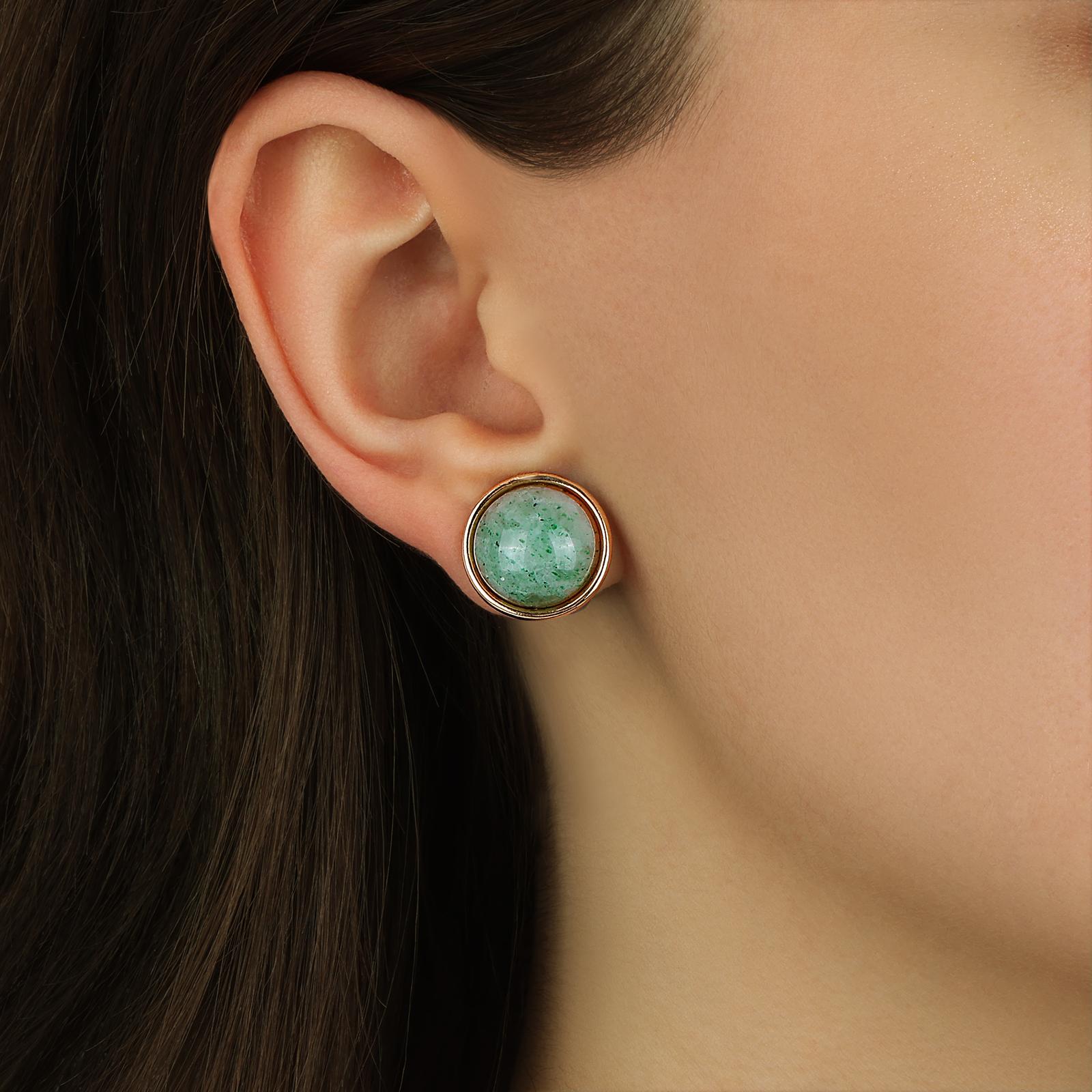 1928 Jewelry Tierra Gemstone Stud Earrings