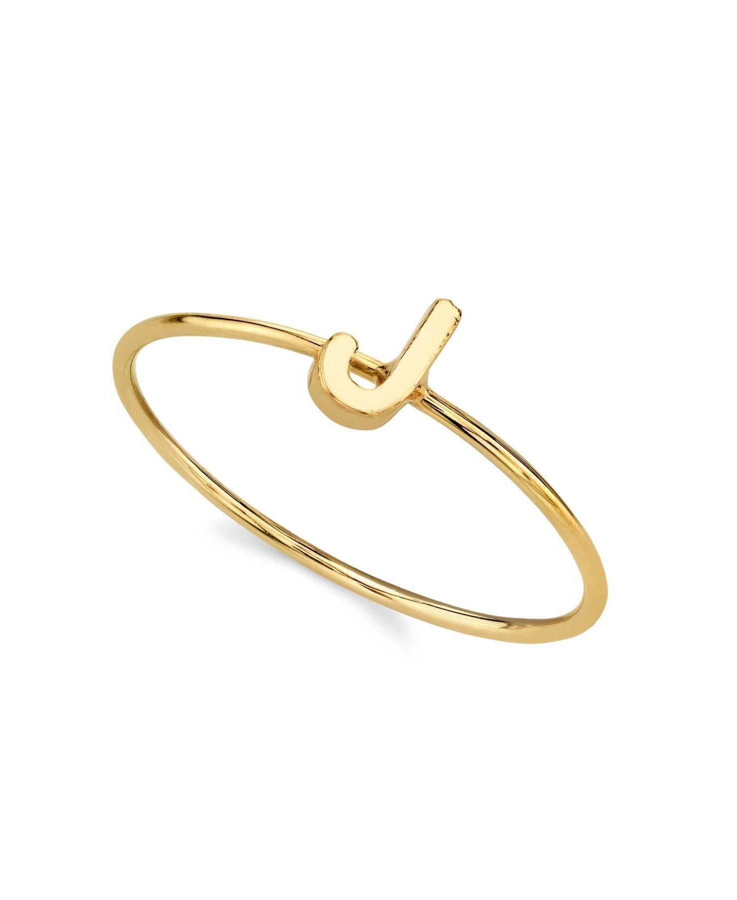 1928 Jewelry Gold Initial Ring Size 7